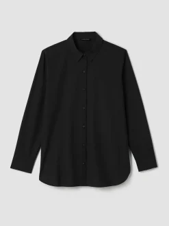 Organic Cotton Poplin Classic Collar Shirt