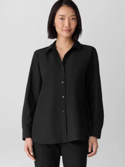Organic Cotton Poplin Classic Collar Shirt