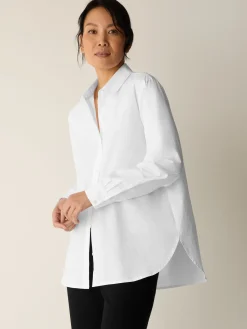Organic Cotton Poplin Classic Collar Shirt