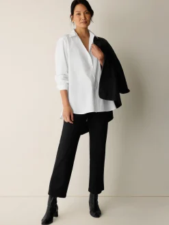 Organic Cotton Poplin Classic Collar Shirt