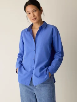 Organic Cotton Poplin Classic Collar Shirt
