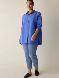 Organic Cotton Poplin Classic Collar Shirt