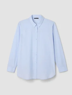 Organic Cotton Poplin Classic Collar Shirt