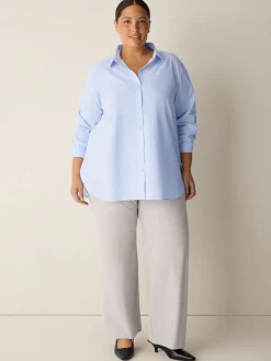 Organic Cotton Poplin Classic Collar Shirt
