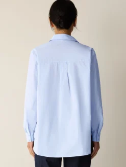 Organic Cotton Poplin Classic Collar Shirt