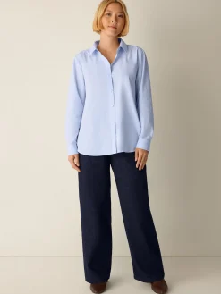 Organic Cotton Poplin Classic Collar Shirt