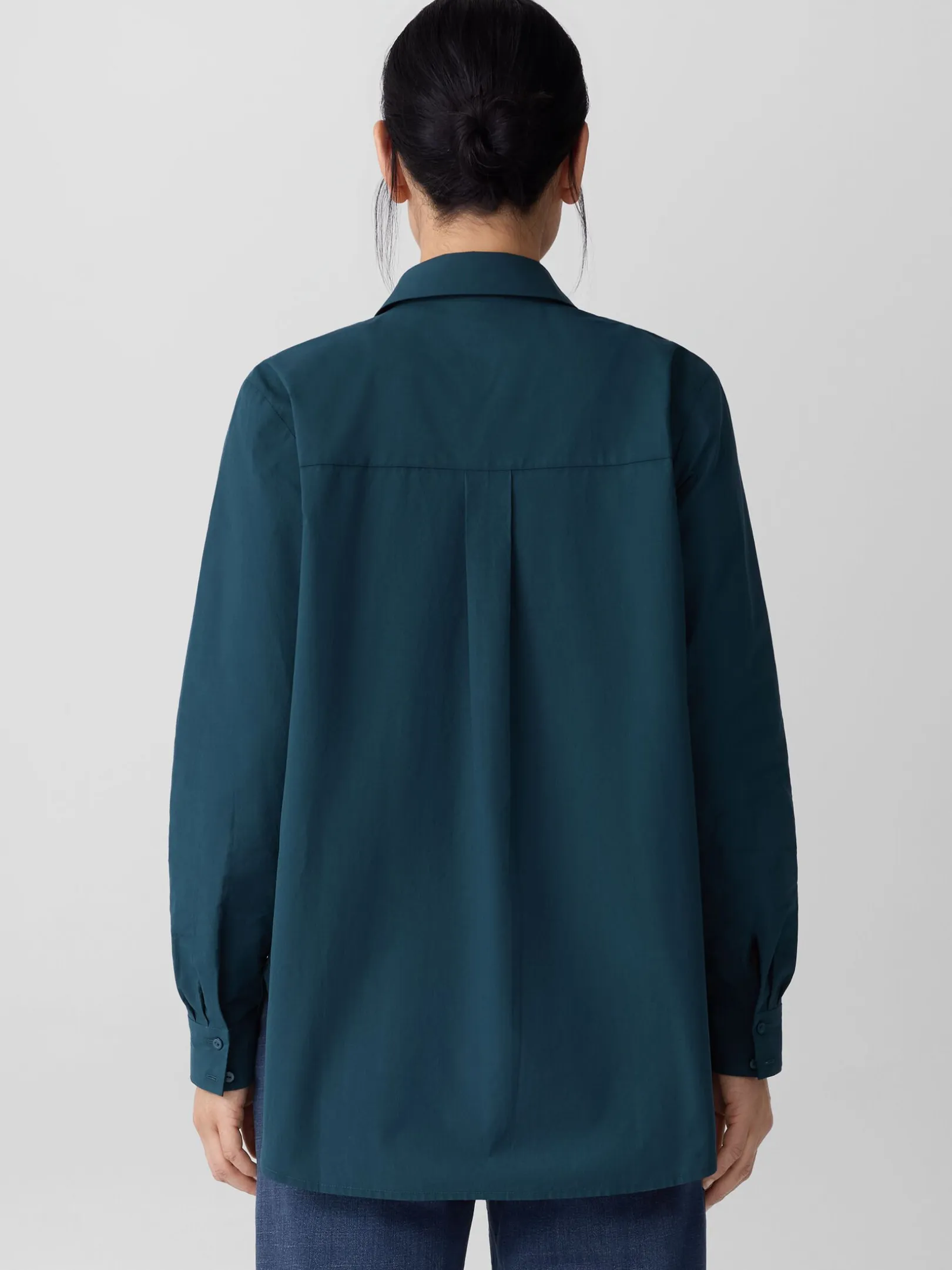 Organic Cotton Poplin Classic Collar Shirt