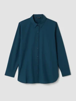 Organic Cotton Poplin Classic Collar Shirt