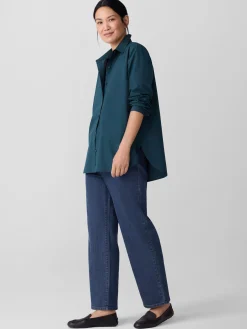 Organic Cotton Poplin Classic Collar Shirt