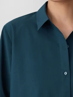 Organic Cotton Poplin Classic Collar Shirt