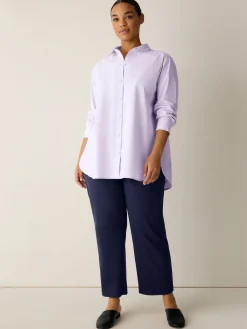 Organic Cotton Poplin Classic Collar Shirt