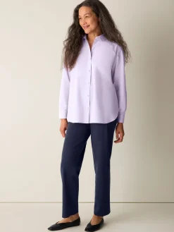 Organic Cotton Poplin Classic Collar Shirt