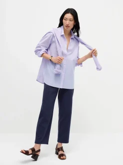 Organic Cotton Poplin Classic Collar Shirt