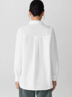 Organic Cotton PoplinClassic Collar Shirt