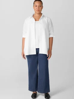 Organic Cotton PoplinClassic Collar Shirt