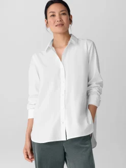 Organic Cotton PoplinClassic Collar Shirt