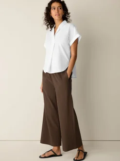 Organic Cotton Poplin Notch Collar Shirt
