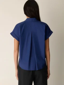 Organic Cotton Poplin Notch Collar Shirt