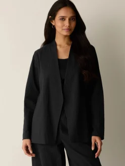 Organic Cotton Pucker Angled Jacket