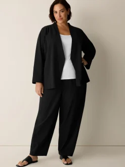 Organic Cotton Pucker Angled Jacket