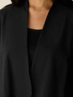 Organic Cotton Pucker Angled Jacket