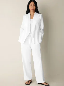 Organic Cotton Pucker Angled Jacket