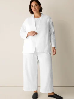 Organic Cotton Pucker Angled Jacket