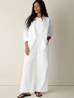 Organic Cotton Pucker Angled Jacket