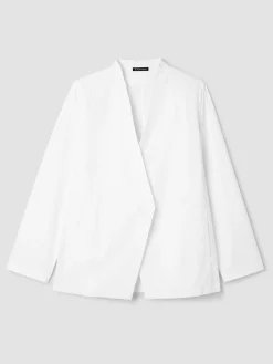 Organic Cotton Pucker Angled Jacket