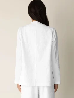 Organic Cotton Pucker Angled Jacket