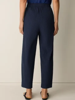 Organic Cotton Pucker Check Lantern Pant