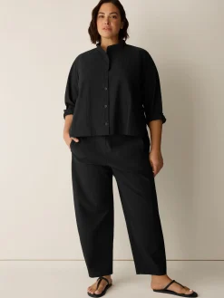 Organic Cotton Pucker Lantern Pant