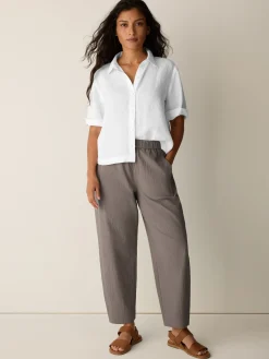 Organic Cotton Pucker Lantern Pant