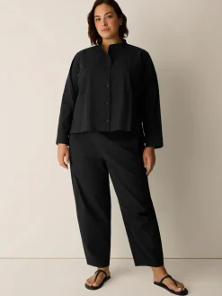 Organic Cotton Pucker Shirt Jacket