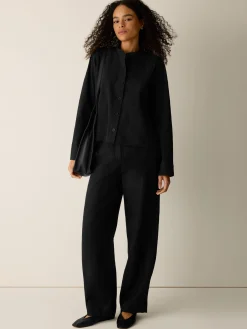 Organic Cotton Pucker Shirt Jacket