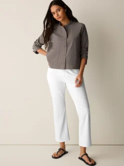 Organic Cotton Pucker Shirt Jacket