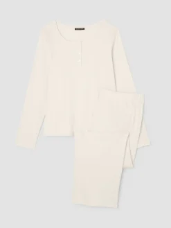 Organic Cotton Rib Sleep Set