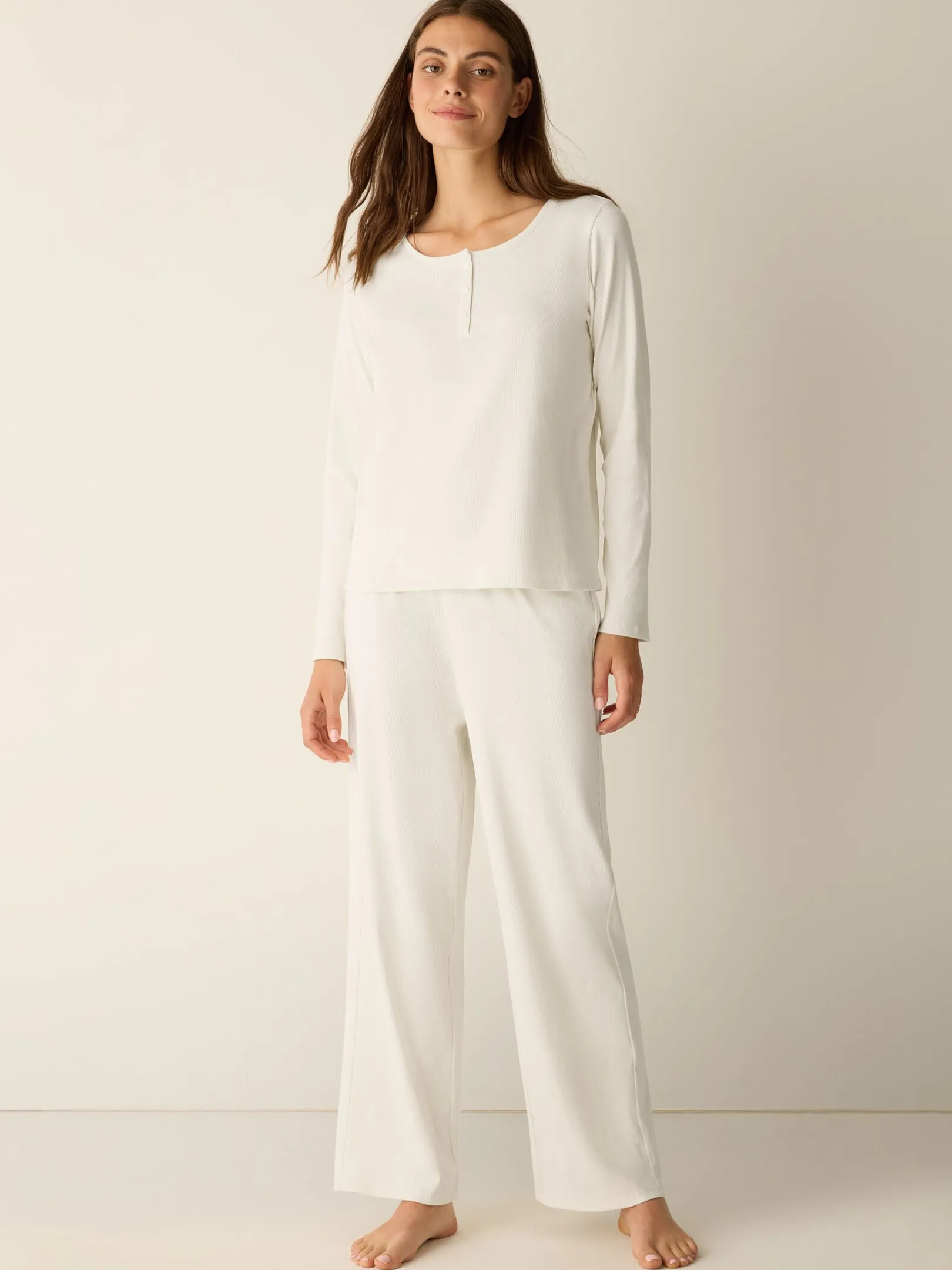 Organic Cotton Rib Sleep Set