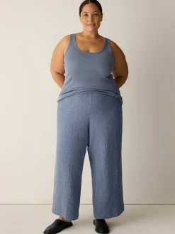 Organic Cotton Stretch Rib Scoop Neck Tank