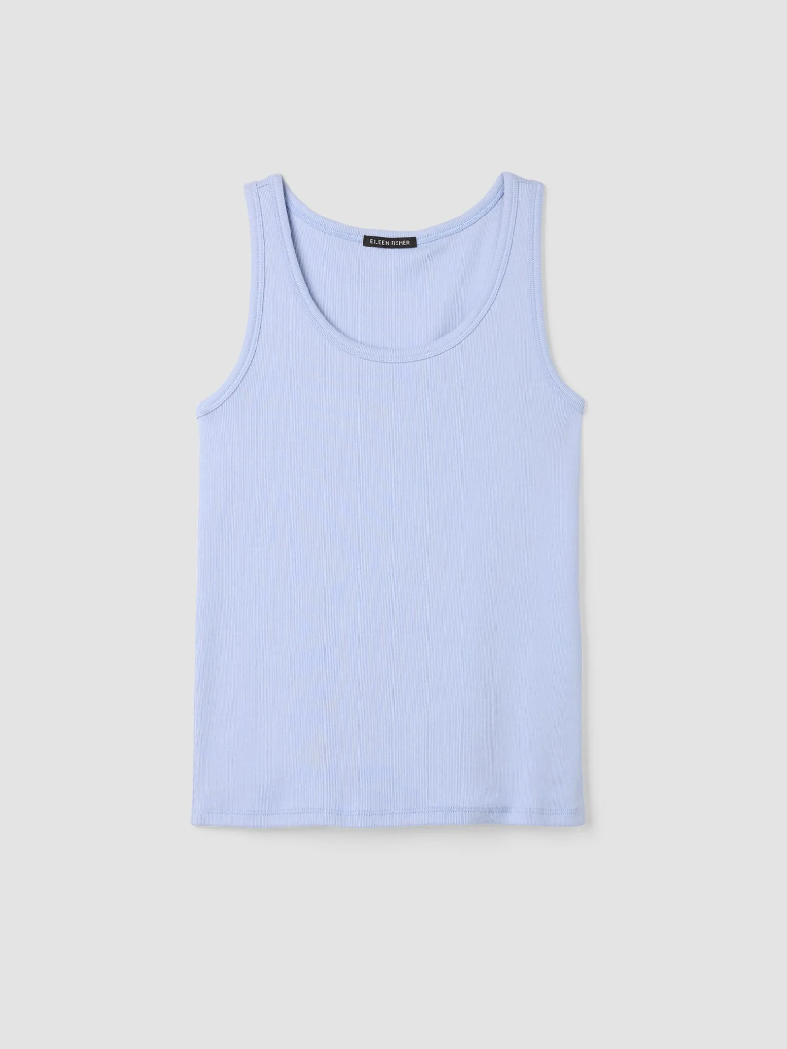 Organic Cotton Stretch Rib Slim Tank