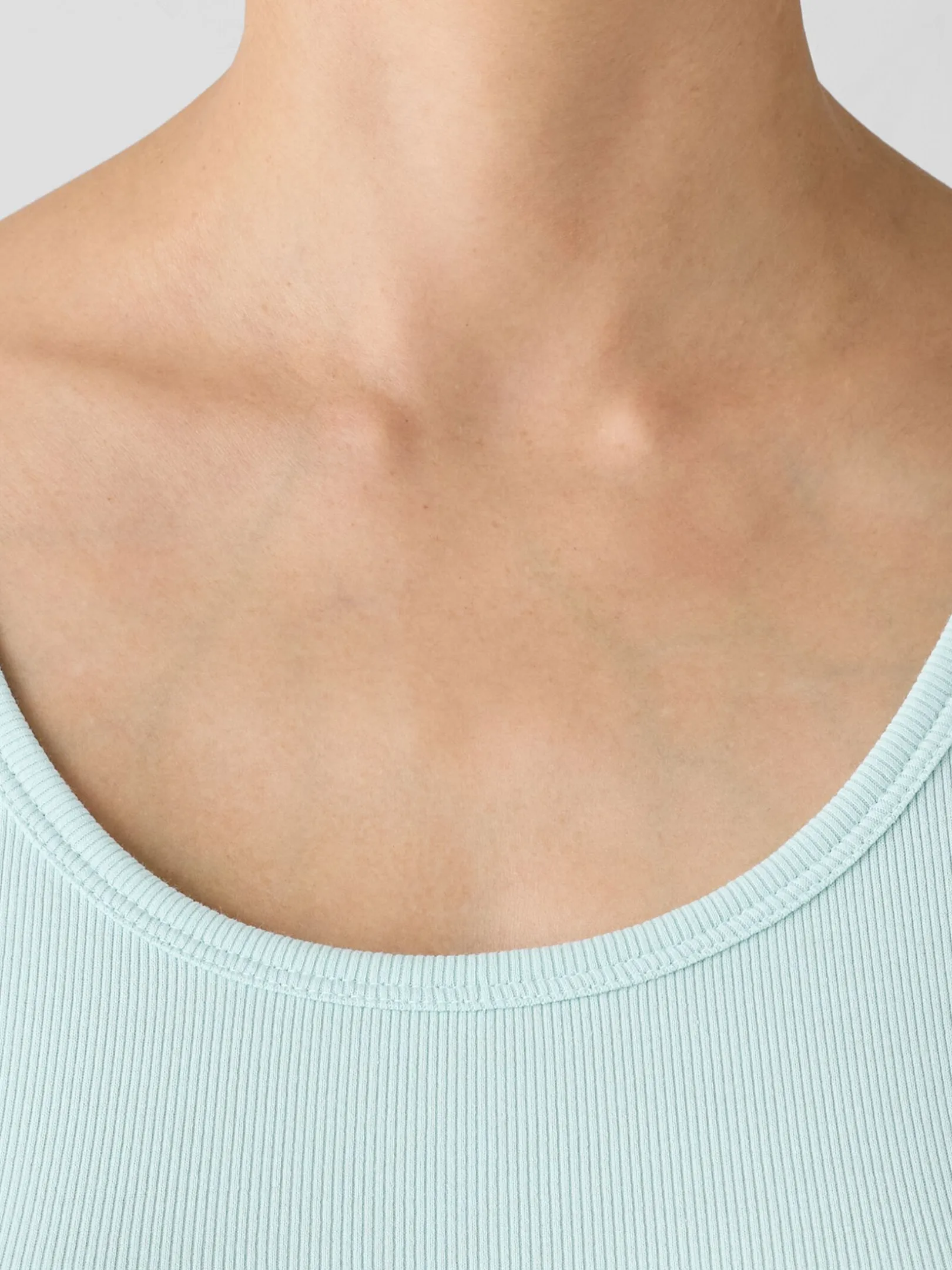 Organic Cotton Stretch Rib Slim Tank