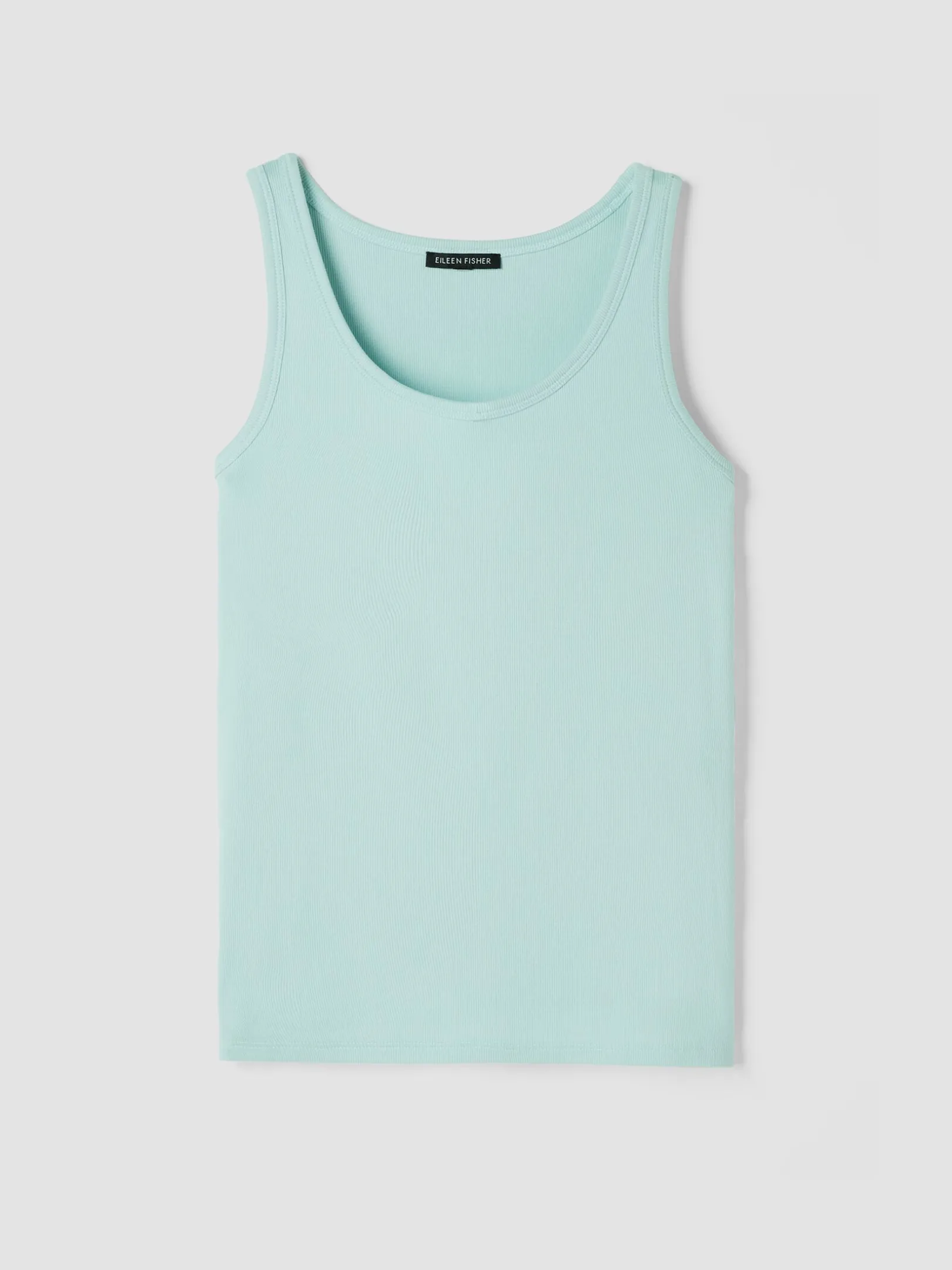 Organic Cotton Stretch Rib Slim Tank