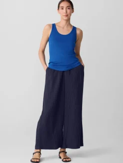Organic Cotton Stretch Rib Slim Tank