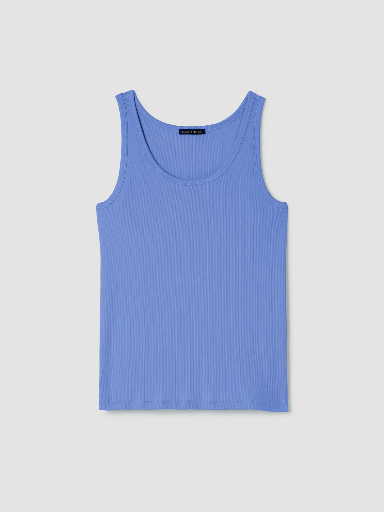 Organic Cotton Stretch Rib Slim Tank