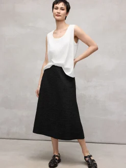 Organic Cotton Voile Box Skirt