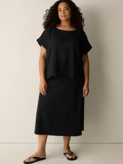 Organic Cotton Voile Box Skirt