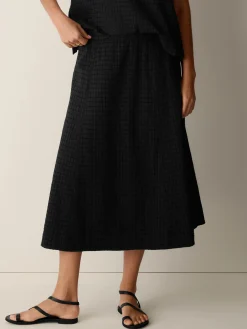Organic Cotton Voile Box Skirt