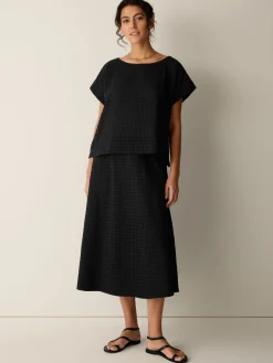 Organic Cotton Voile Box Skirt