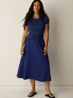 Organic Cotton Voile Box Skirt