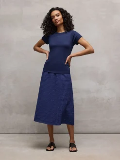 Organic Cotton Voile Box Skirt